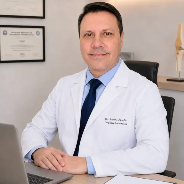 Dr. Rogério Almeida no consultório